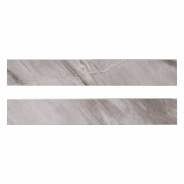 Msi Eden Bardiglio 4 In. X 24 In. Matte Porcelain Bullnose Wall Tile, 10PK ZOR-PT-TR-0210 - main